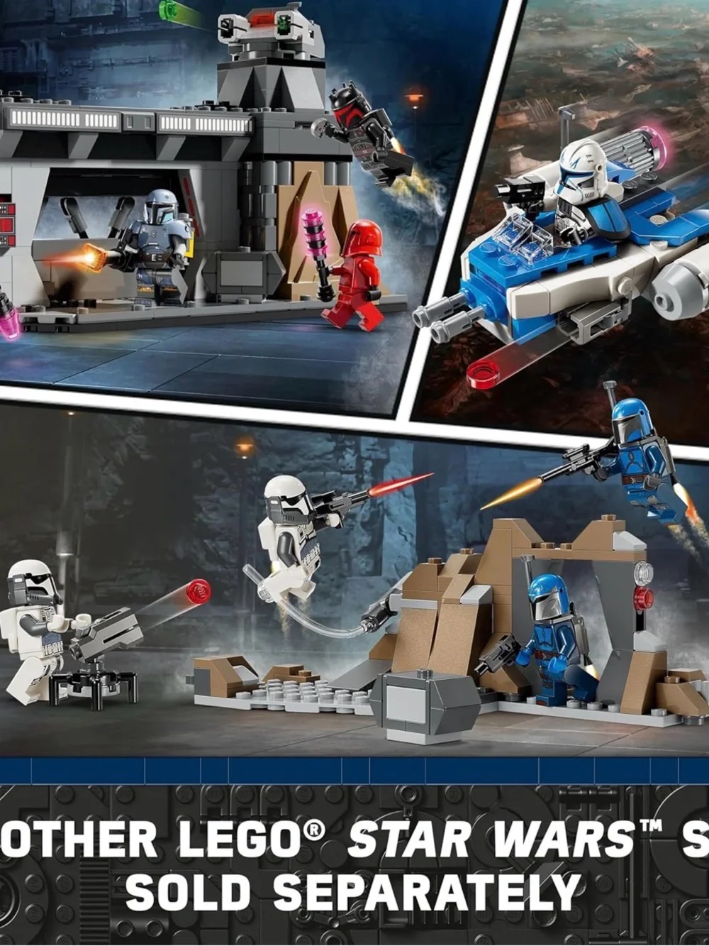 LEGO Star Wars Mechs Luke Skywalker X-Wing Mech 75390 Poseable 195pcs 6+